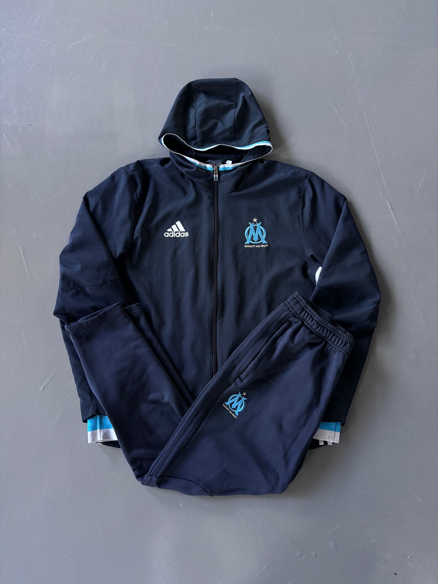 Adidas x Olympique Marseille Vintage Tracksuit | M