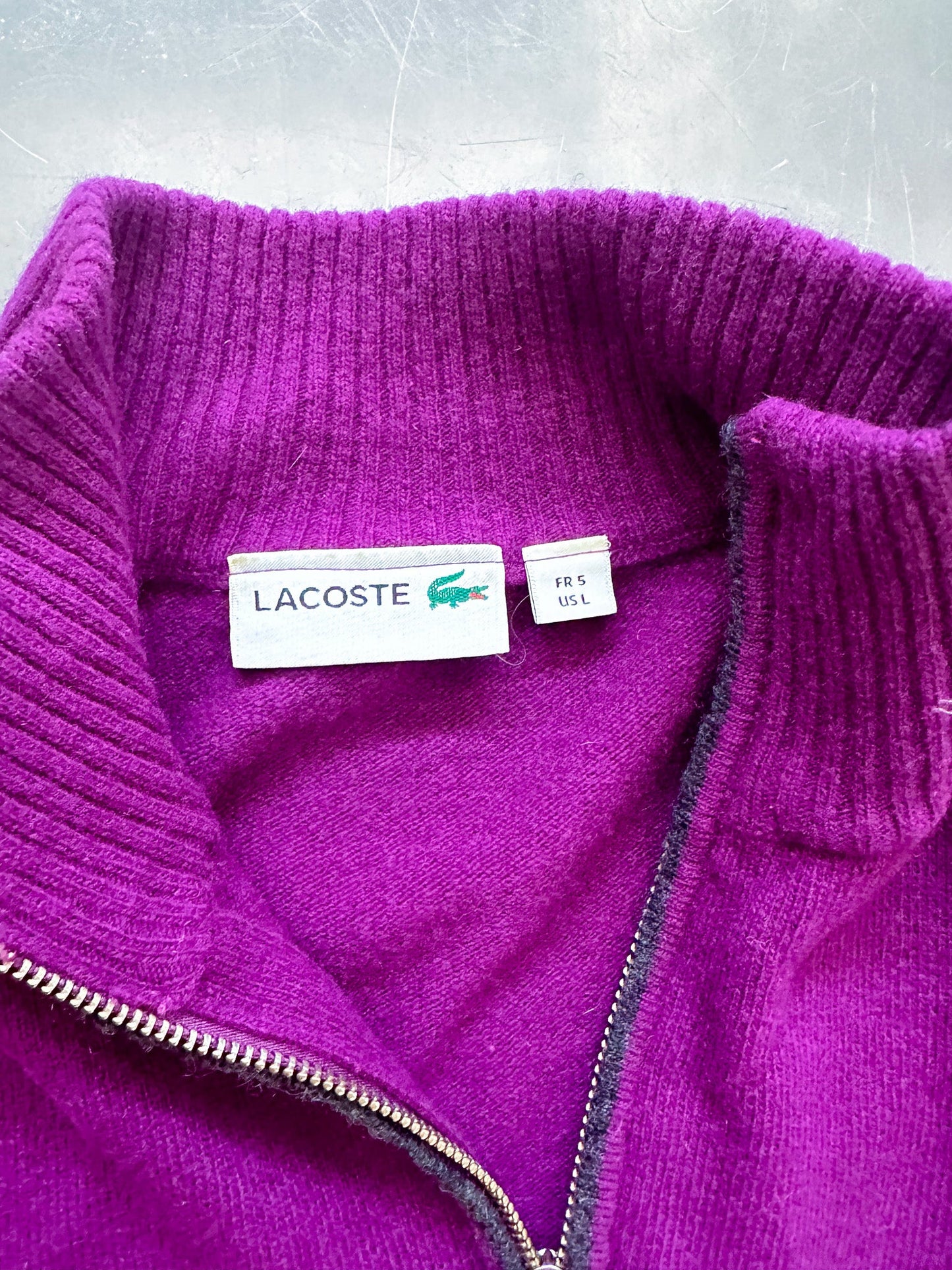 Lacoste Vintage Half-Zip Pullover | L