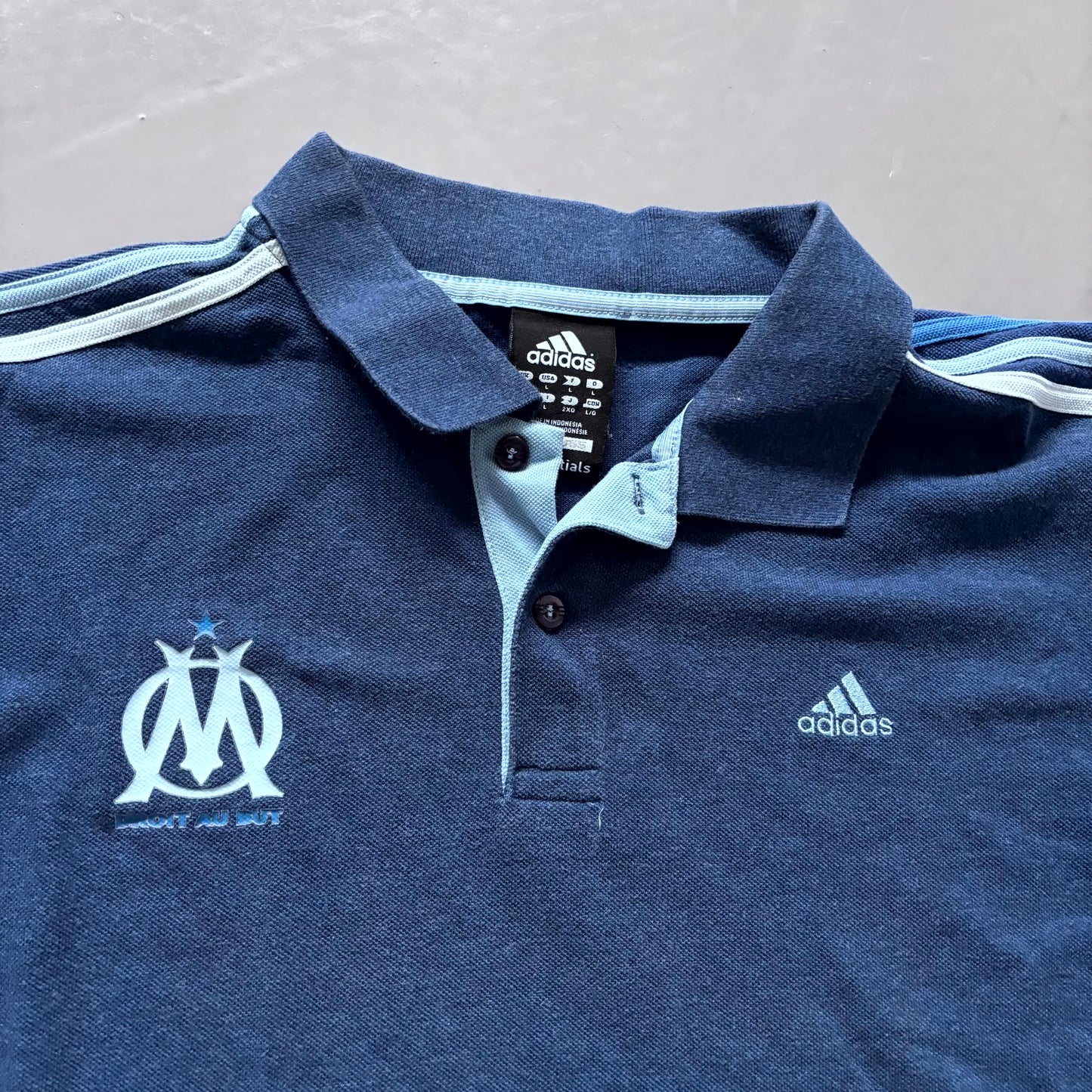 Adidas x Olympique Marseille Vintage Poloshirt 2008/09 | L