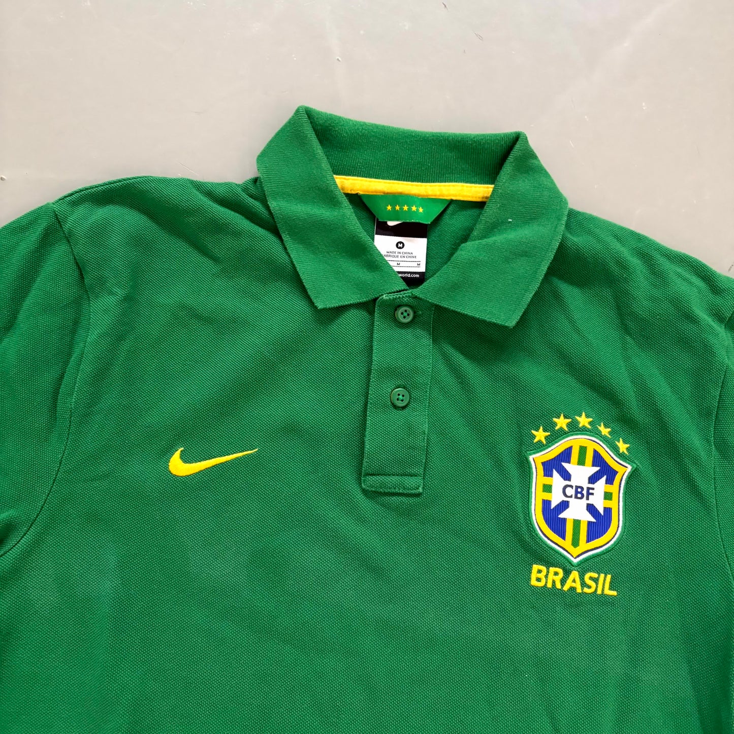 Nike x Brasilien Vintage Poloshirt 2014 | M