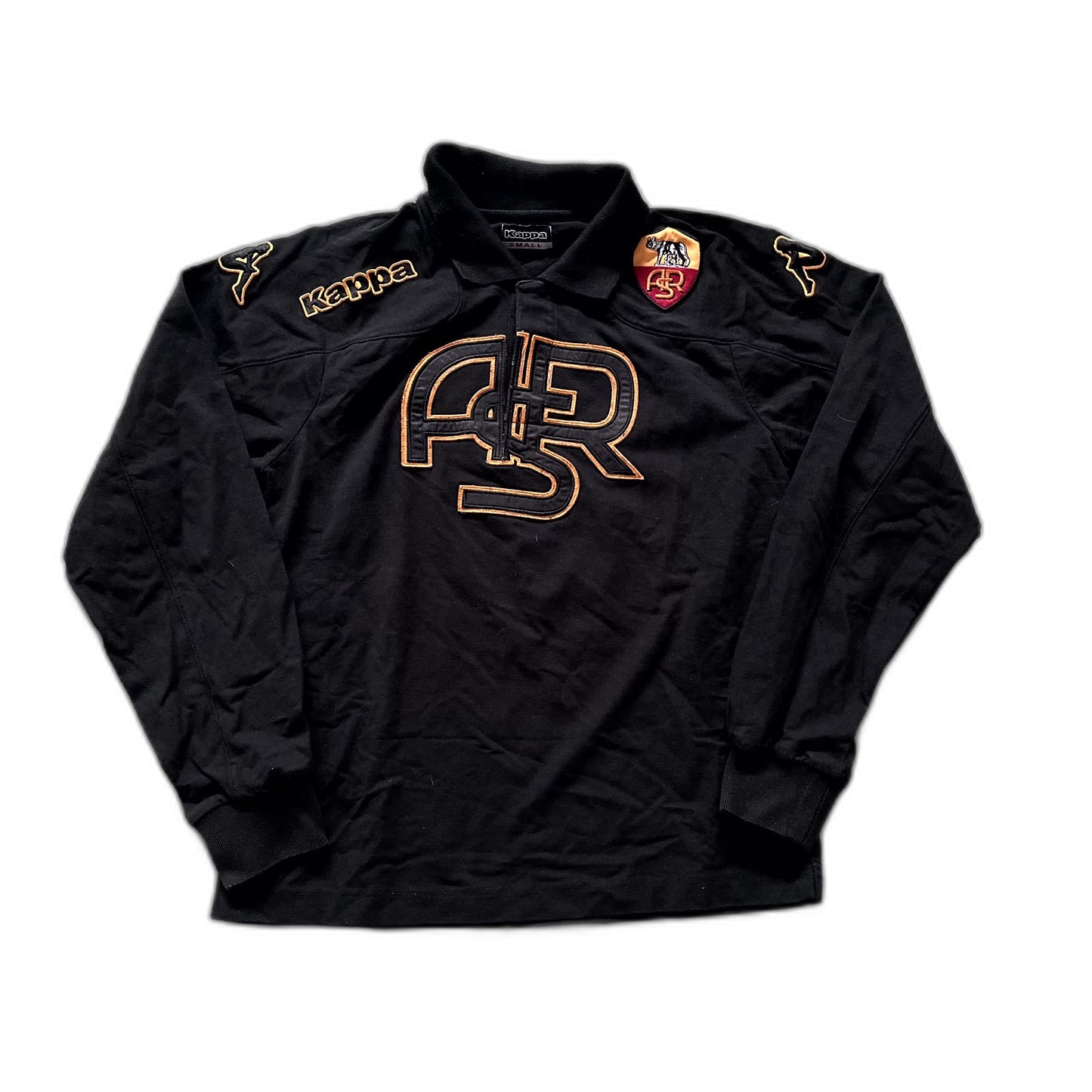 AS Rom Vintage Polo Longsleeve 2003/04 | S