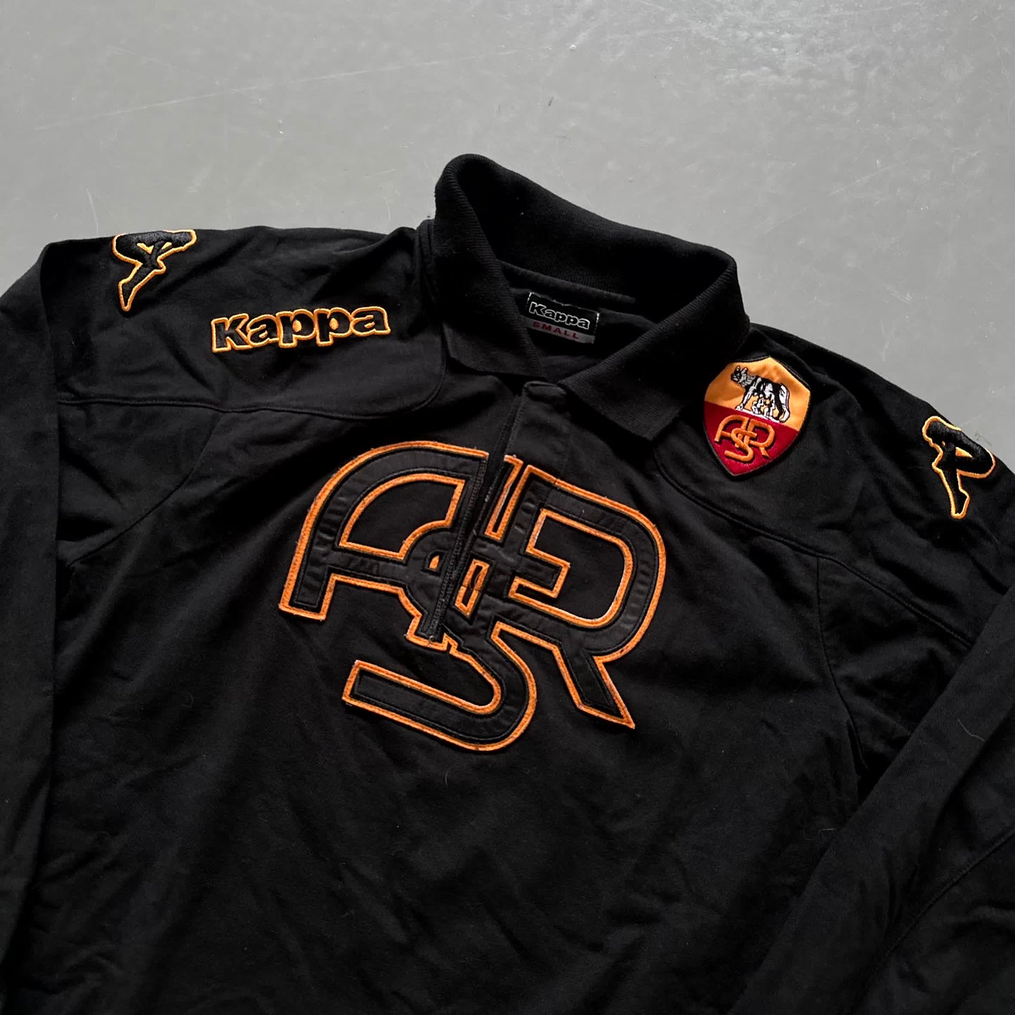 AS Rom Vintage Polo Longsleeve 2003/04 | S