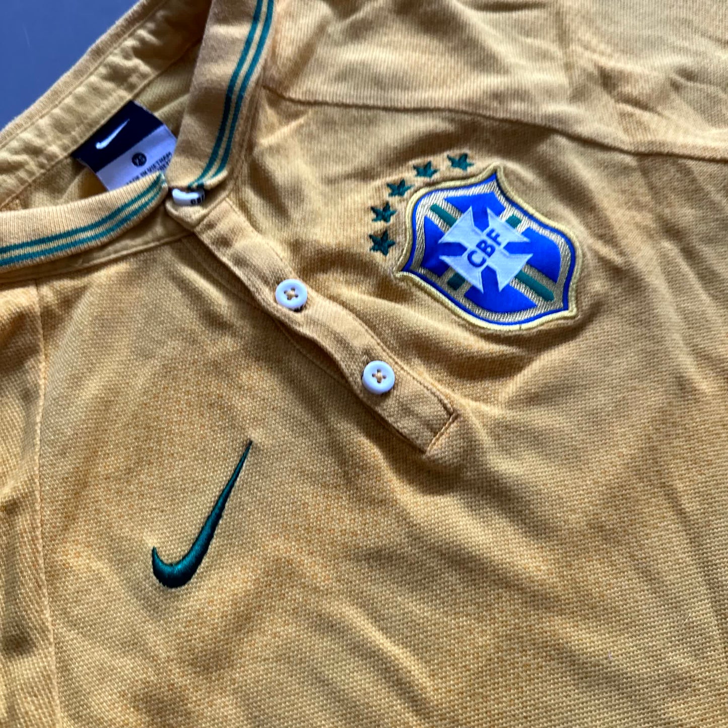 Nike x Brasilien Vintage Poloshirt 2010 | XS