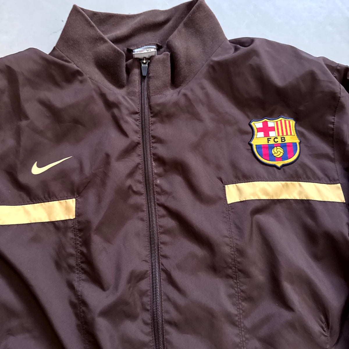 Nike x Barcelona Vintage *Brown* Tracksuit 2006/07 | XL