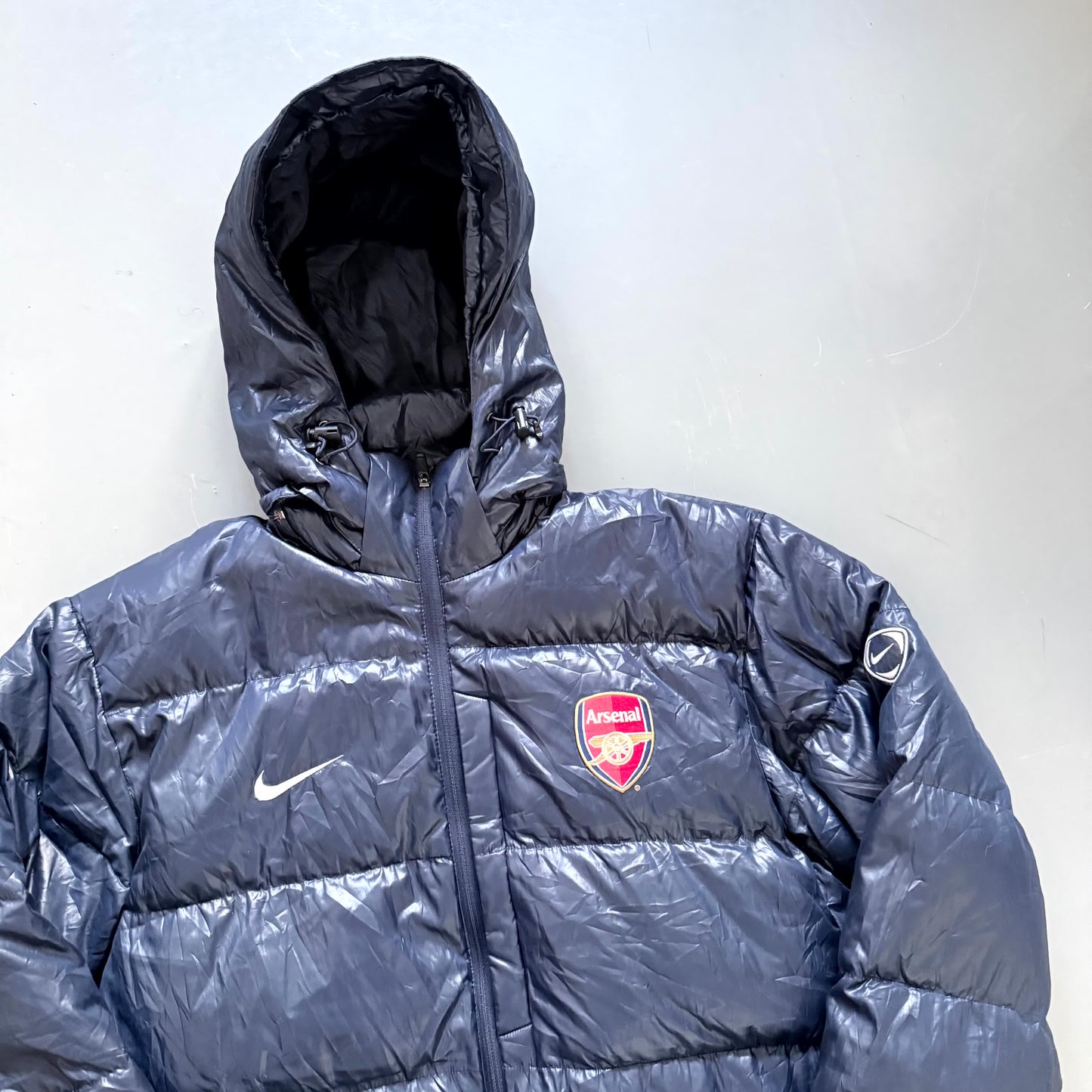 Nike x Arsenal Vintage Pufferjacke *Shiny* 2005/06 | XL