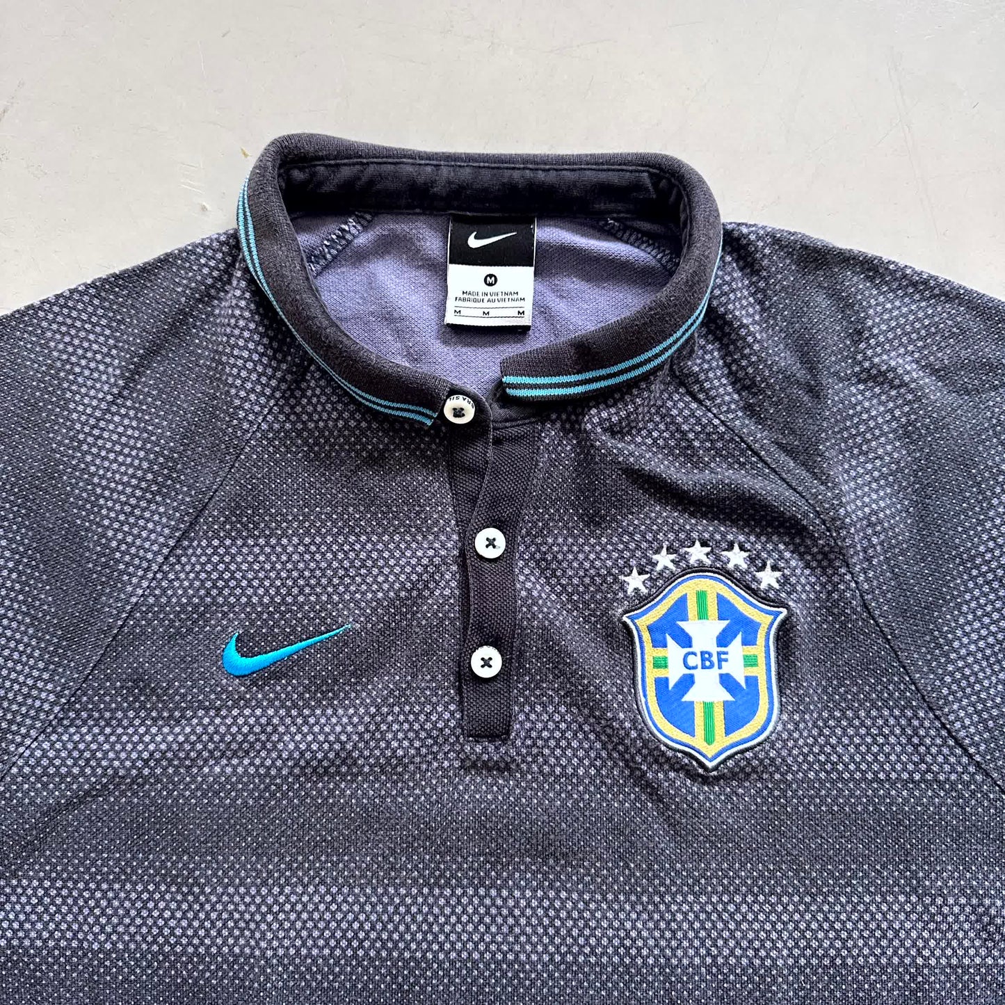 Nike x Brasilien Vintage Poloshirt 2014 | M