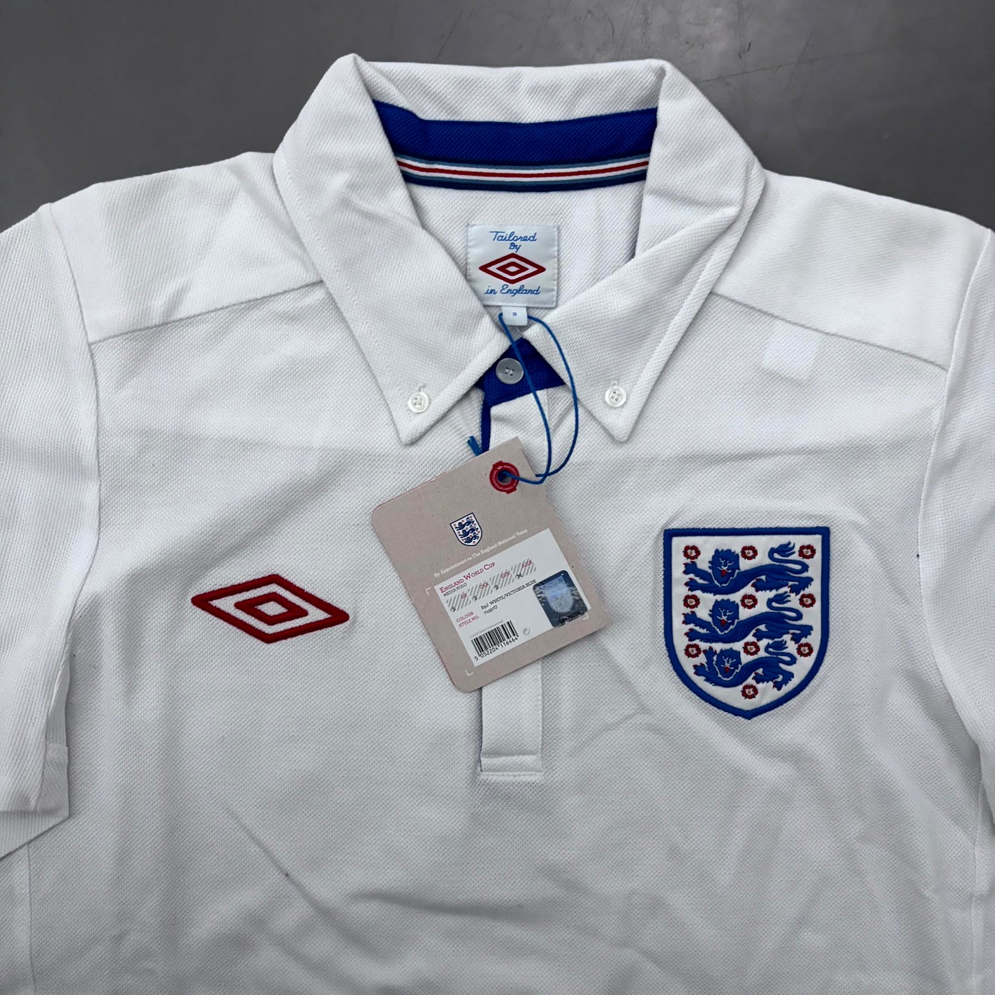 Umbro x England Vintage Poloshirt 2010 NEU | S