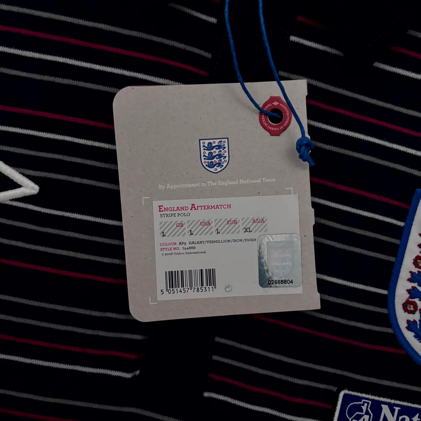 Umbro x England Vintage Poloshirt 2008 NEU | L