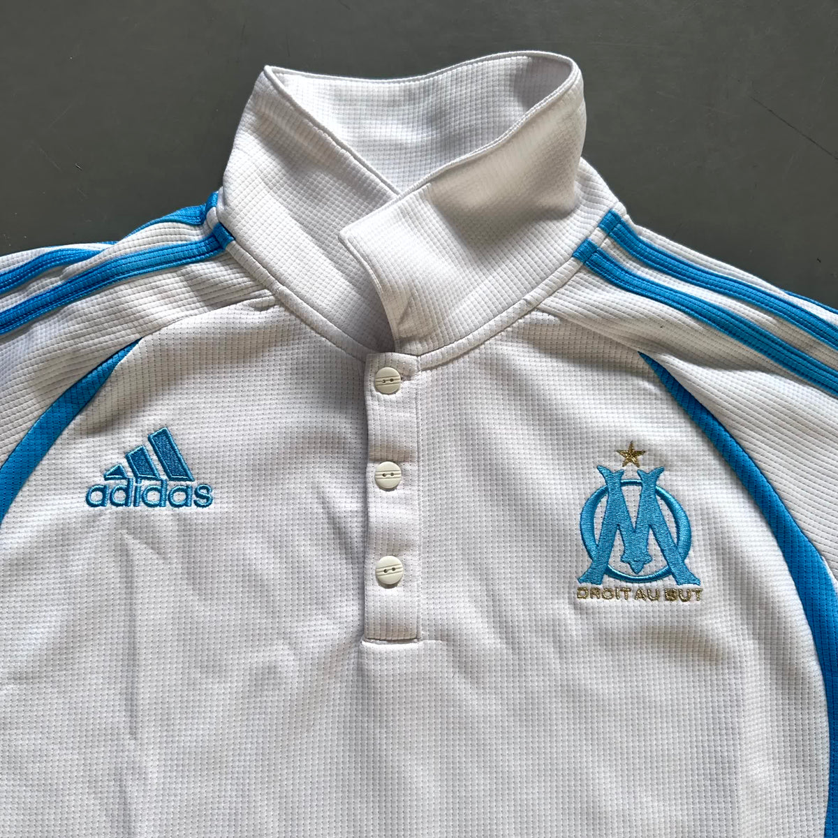 Adidas x Olympique Marseille Vintage *Premium* Poloshirt 2007/08 | M