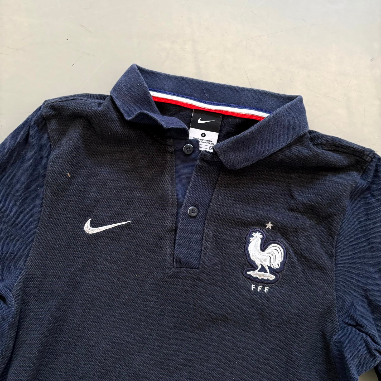 Nike x Frankreich Vintage Poloshirt 2014 | S