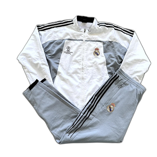 Adidas x Real Madrid CL Vintage *RARE* Tracksuit 2005/06 | L