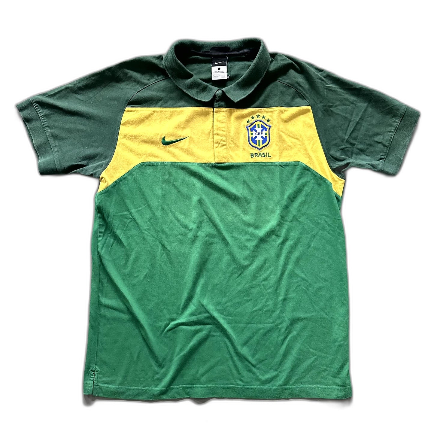 Nike x Brasilien Vintage *Premium* Poloshirt 2010 | L
