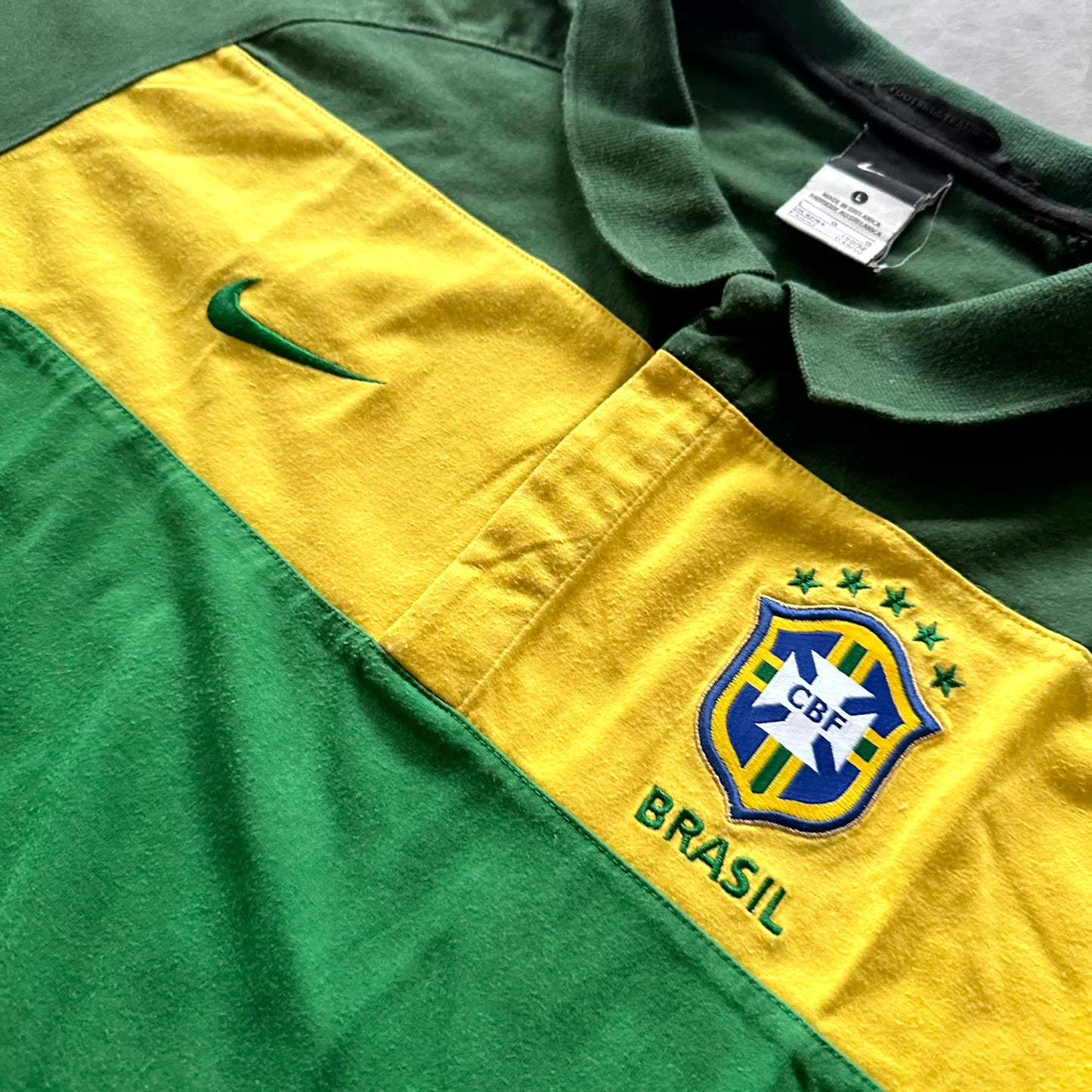 Nike x Brasilien Vintage *Premium* Poloshirt 2010 | L