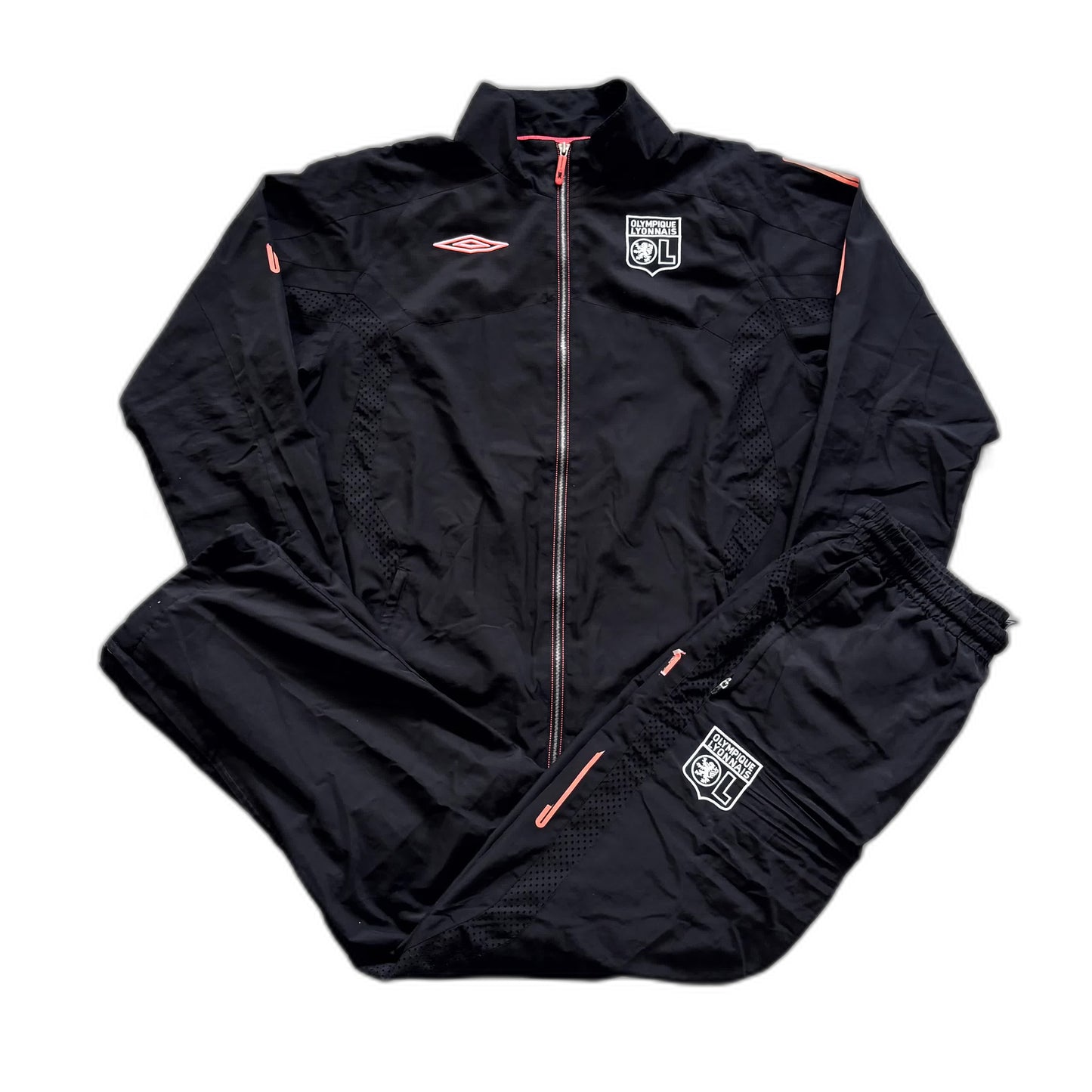 Umbro x Olympqiue Lyon Vintage Tracksuit 2008/09 | M