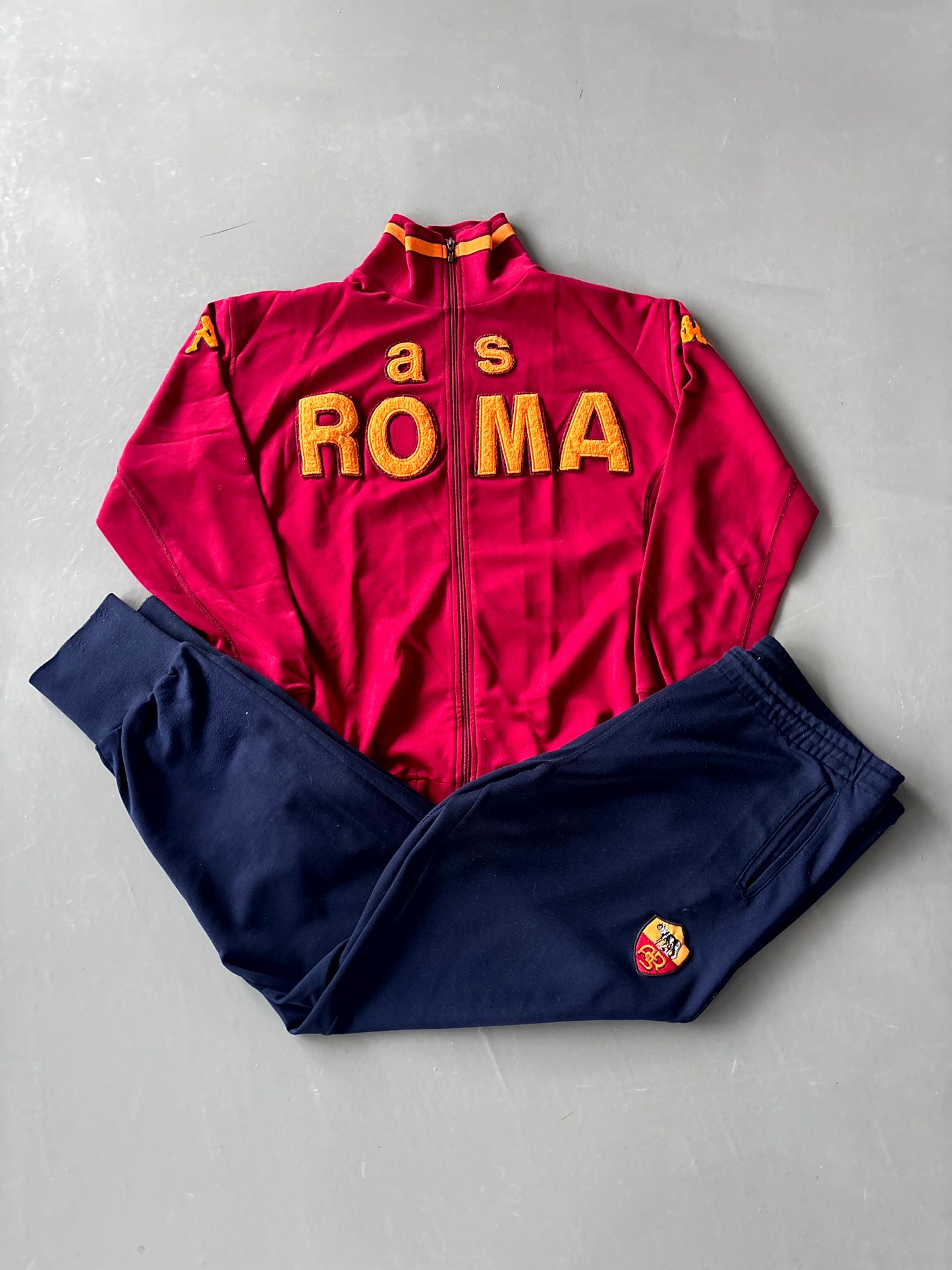 AS Roma Vintage Tracksuit XL