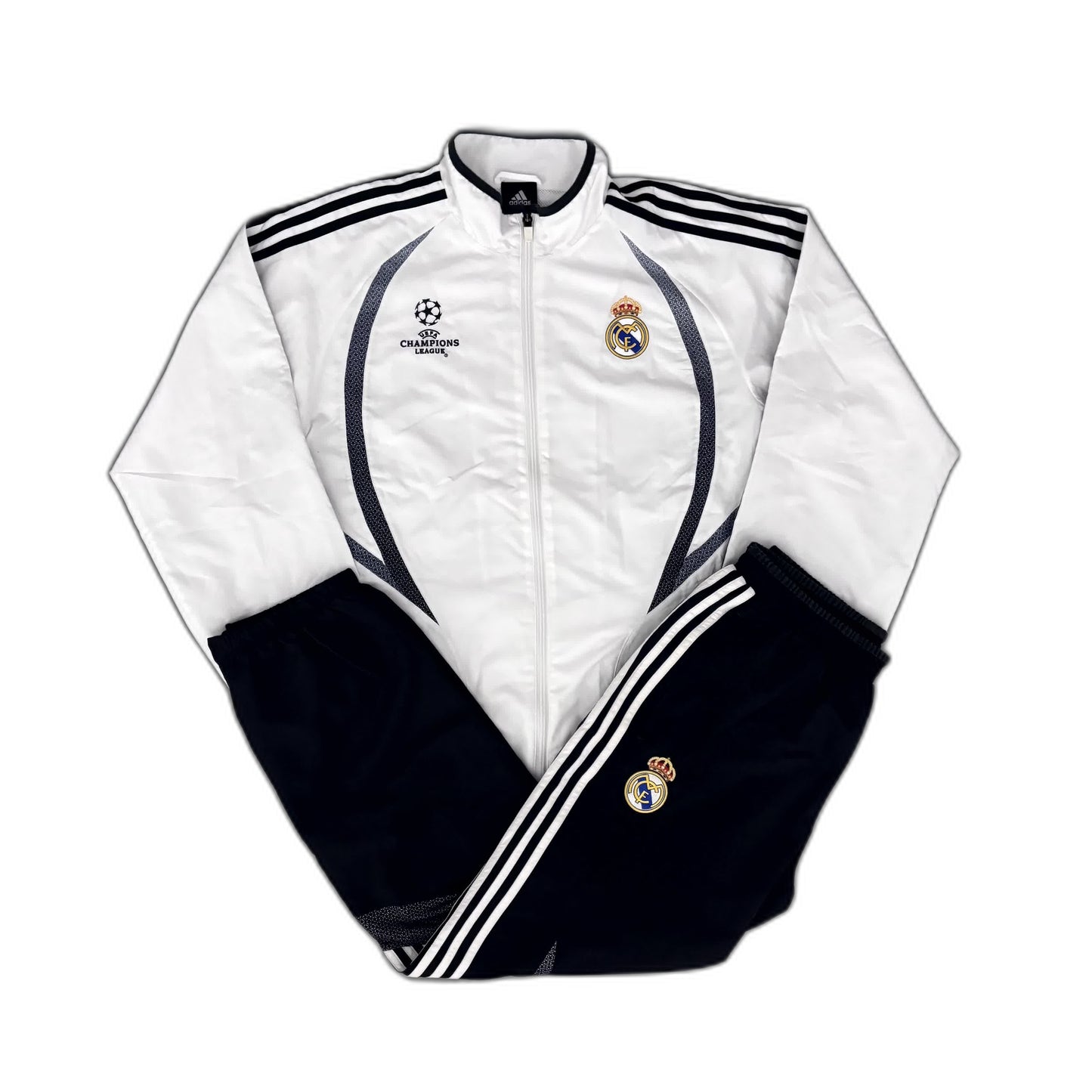 Adidas x Real Madrid CL Vintage *RARE* Tracksuit 2008/09 | M