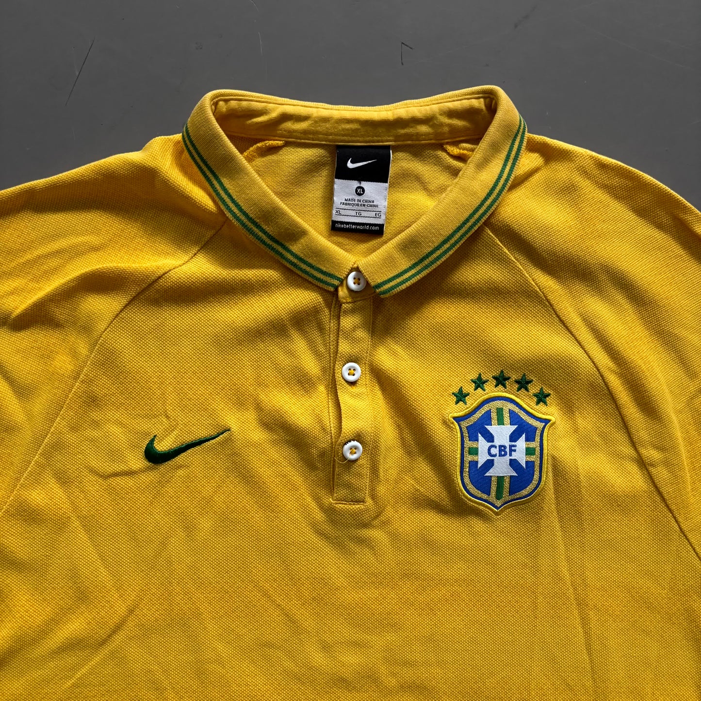 Nike x Brasilien Vintage Poloshirt 2006 | XL