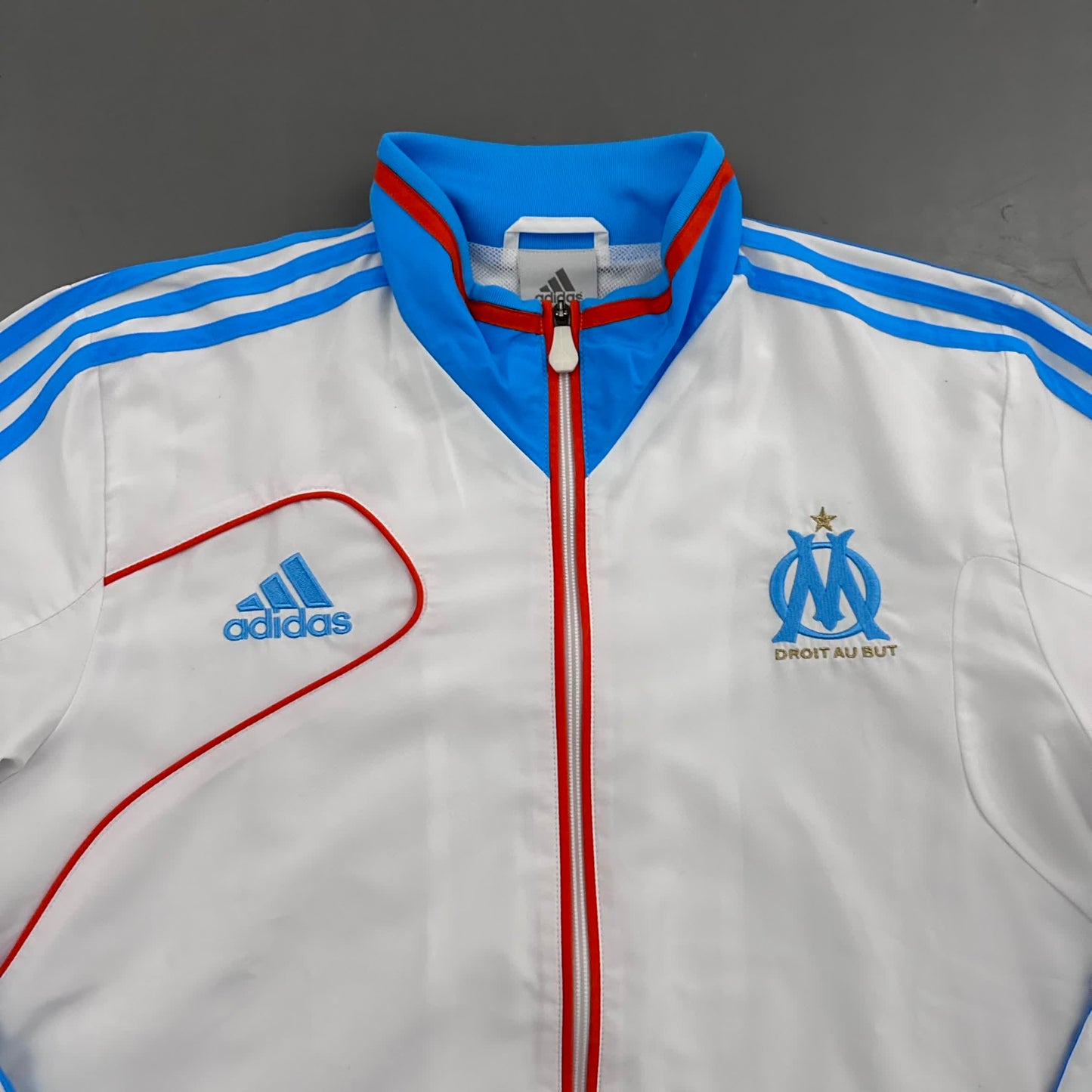 Adidas x Olympique Marseille Vintage *PREMIUM* Tracksuit 2009/10 | L