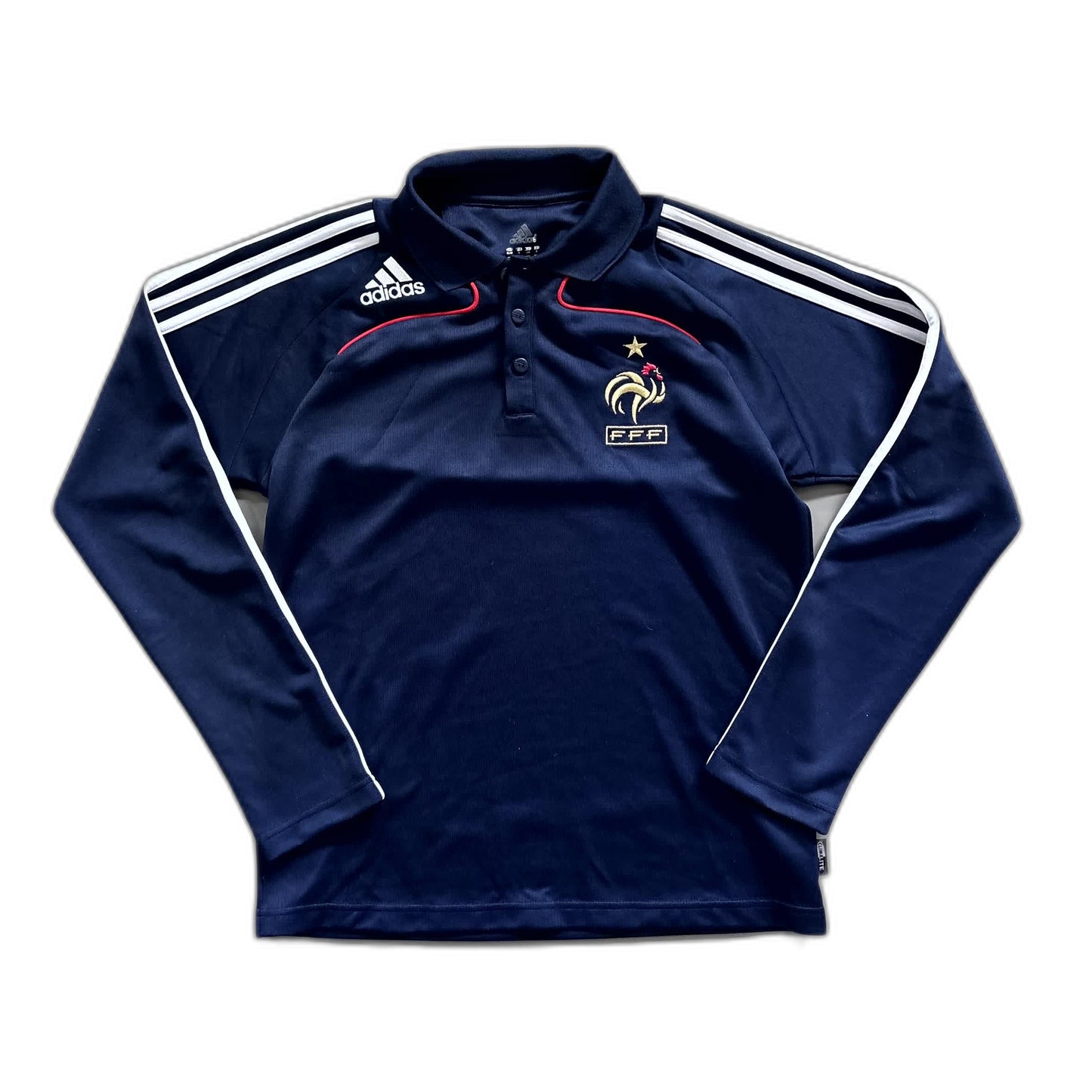 Adidas x Frankreich Vintage *Premium* Longsleeve Poloshirt 2008 | S