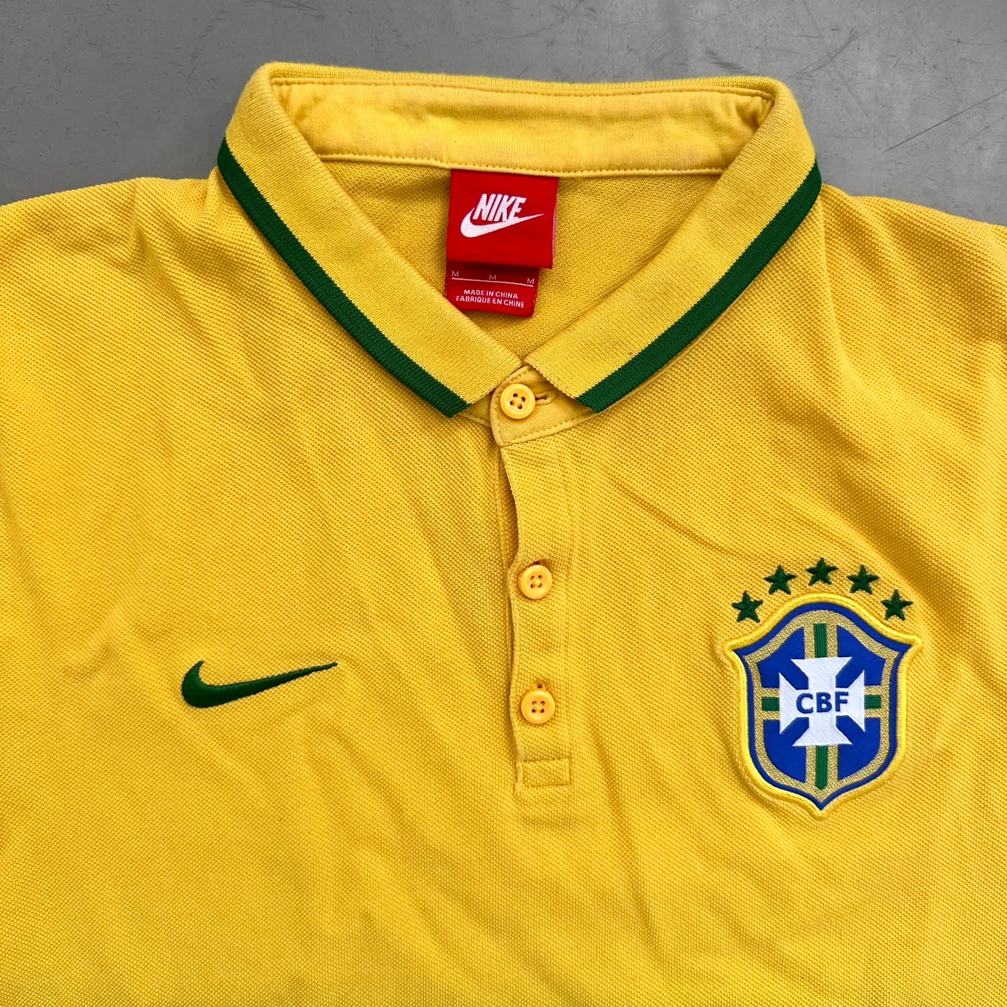 Nike x Brasilien Vintage Poloshirt 2014 | M