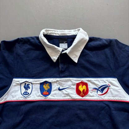 Nike x Frankreich Vintage Poloshirt 2006 | M