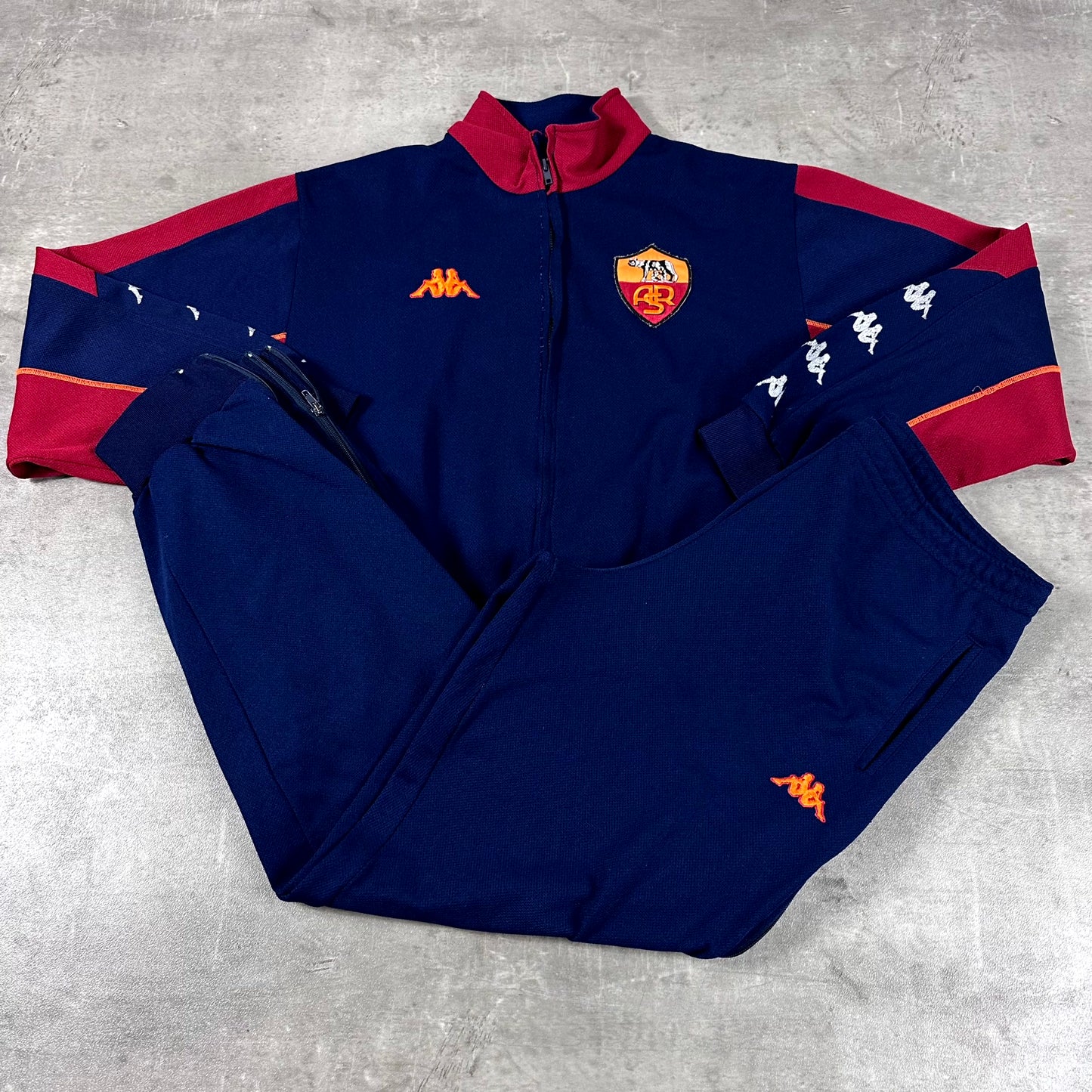 AS Roma Vintage Tracksuit XL