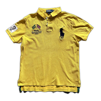 Polo Ralph Lauren x Brasilien Vintage Poloshirt | L