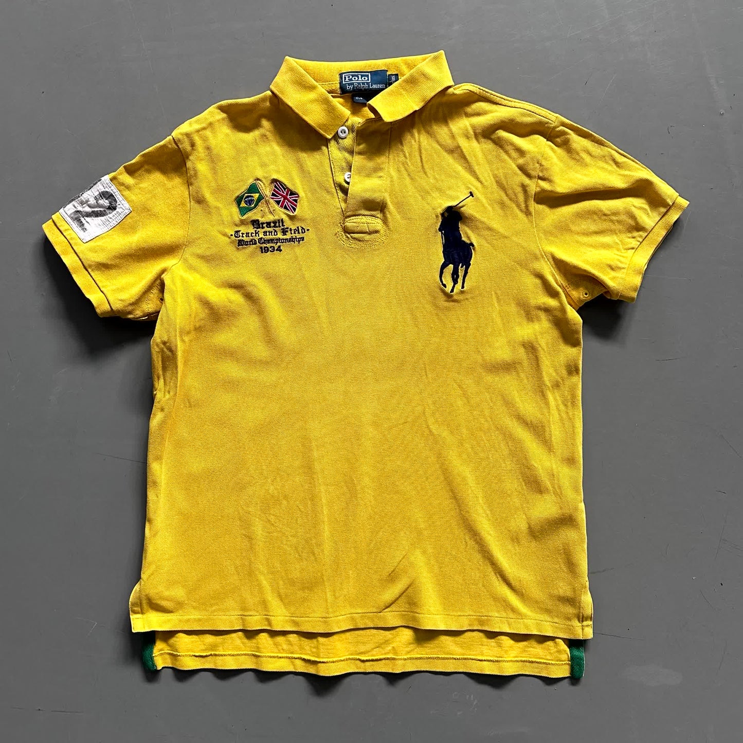Polo Ralph Lauren x Brasilien Vintage Poloshirt | L