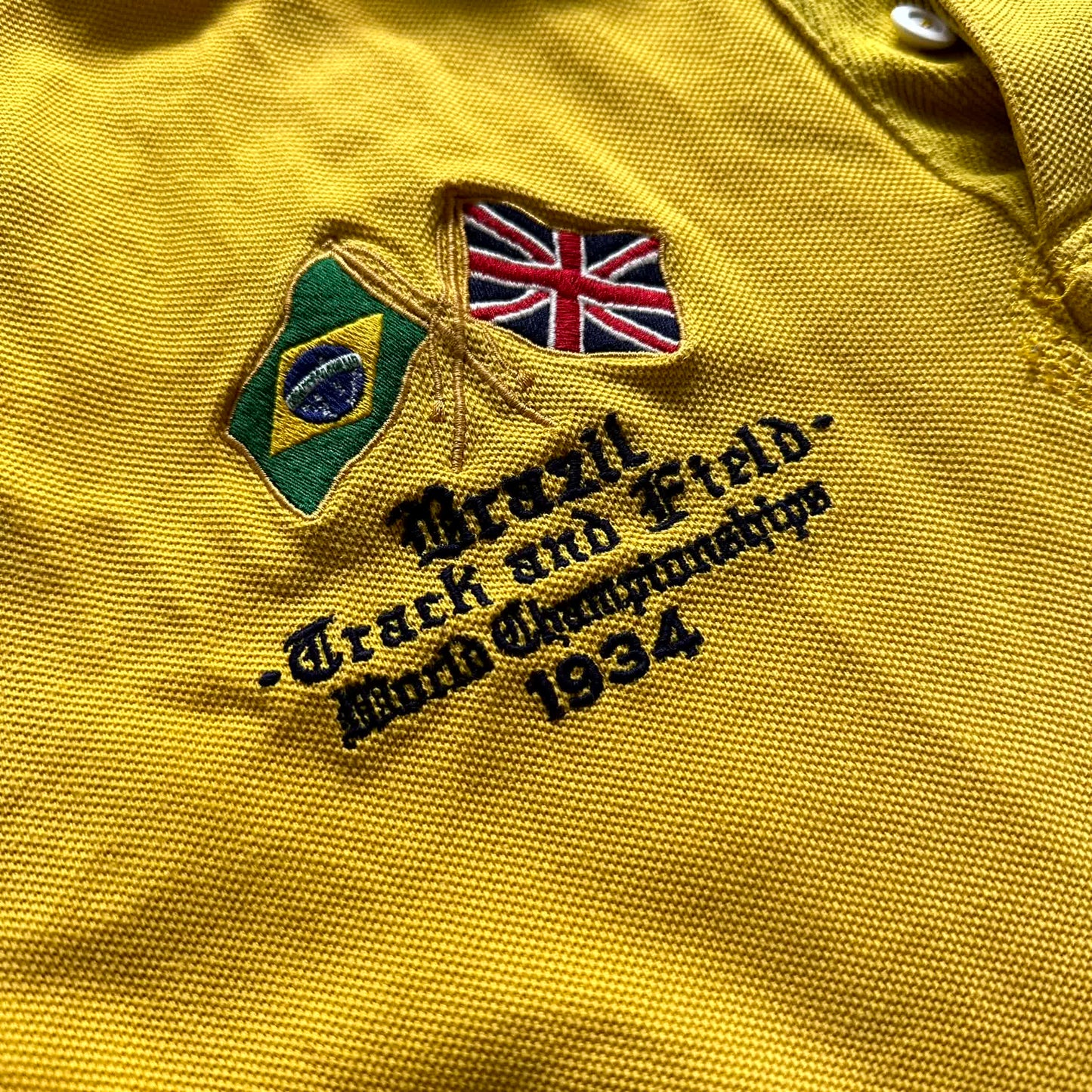 Polo Ralph Lauren x Brasilien Vintage Poloshirt | L