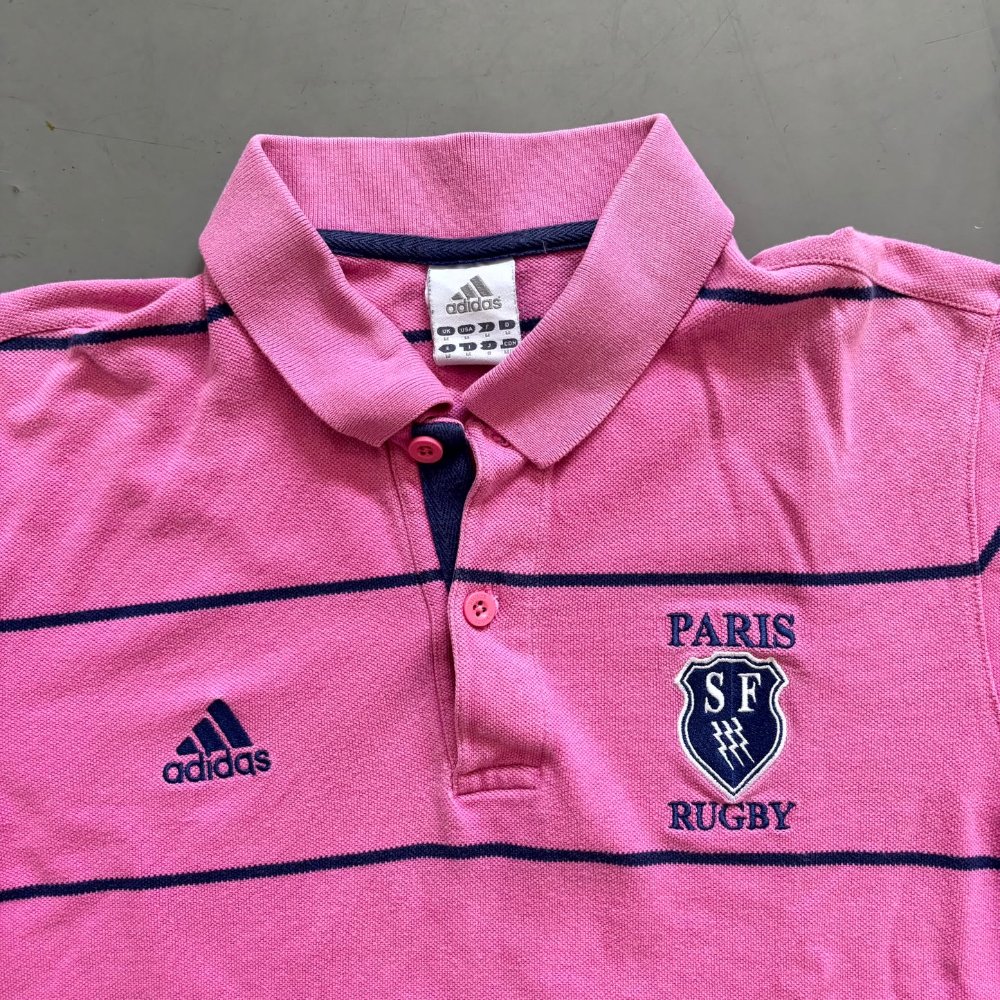 Adidas x Stade Francais Rugby Vintage Poloshirt 2009/10 | M