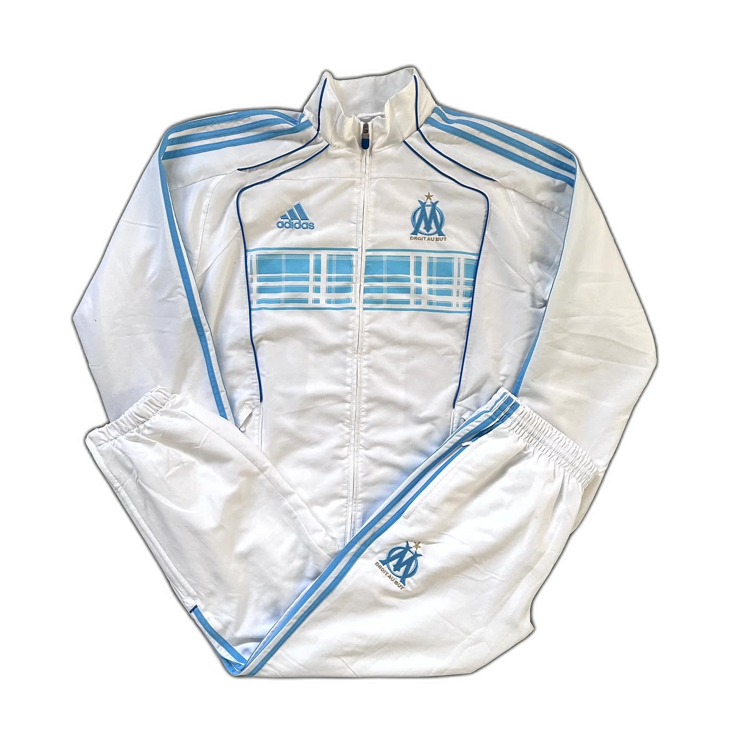 Adidas x Olympique Marseille Vintage *RARE* Tracksuit 2007/08 | XL
