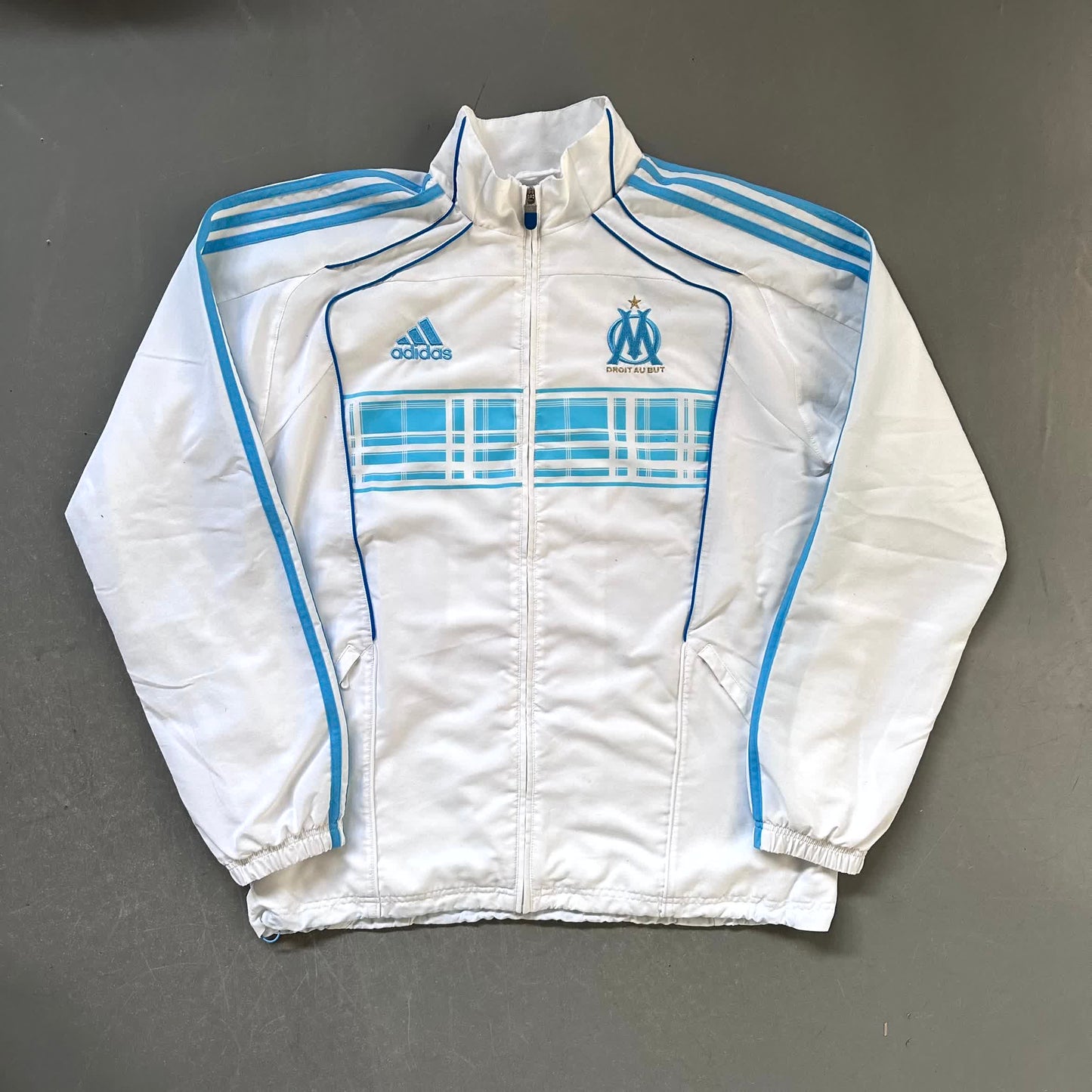 Adidas x Olympique Marseille Vintage *RARE* Tracksuit 2007/08 | XL