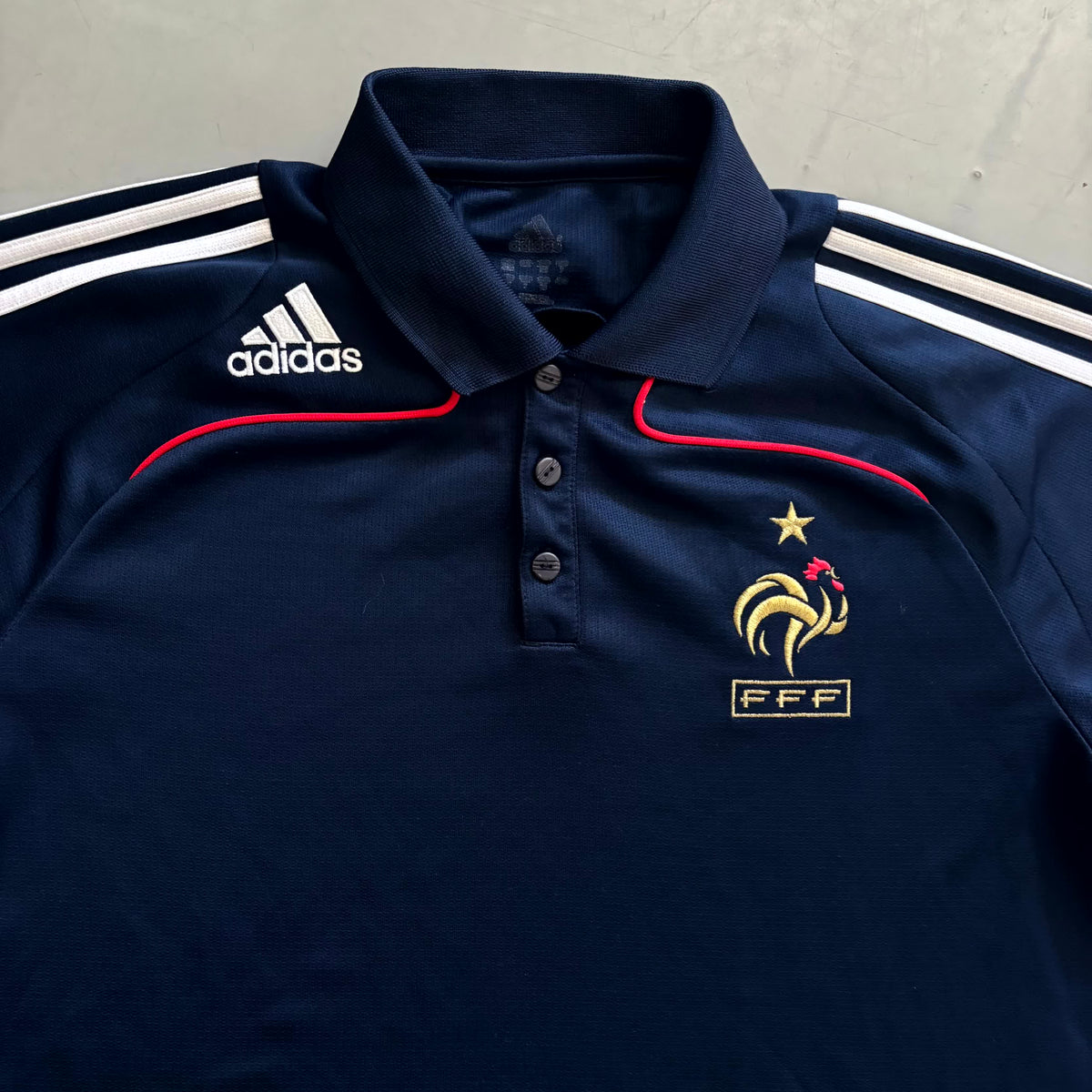Adidas x Frankreich Vintage Poloshirt 2006 | M