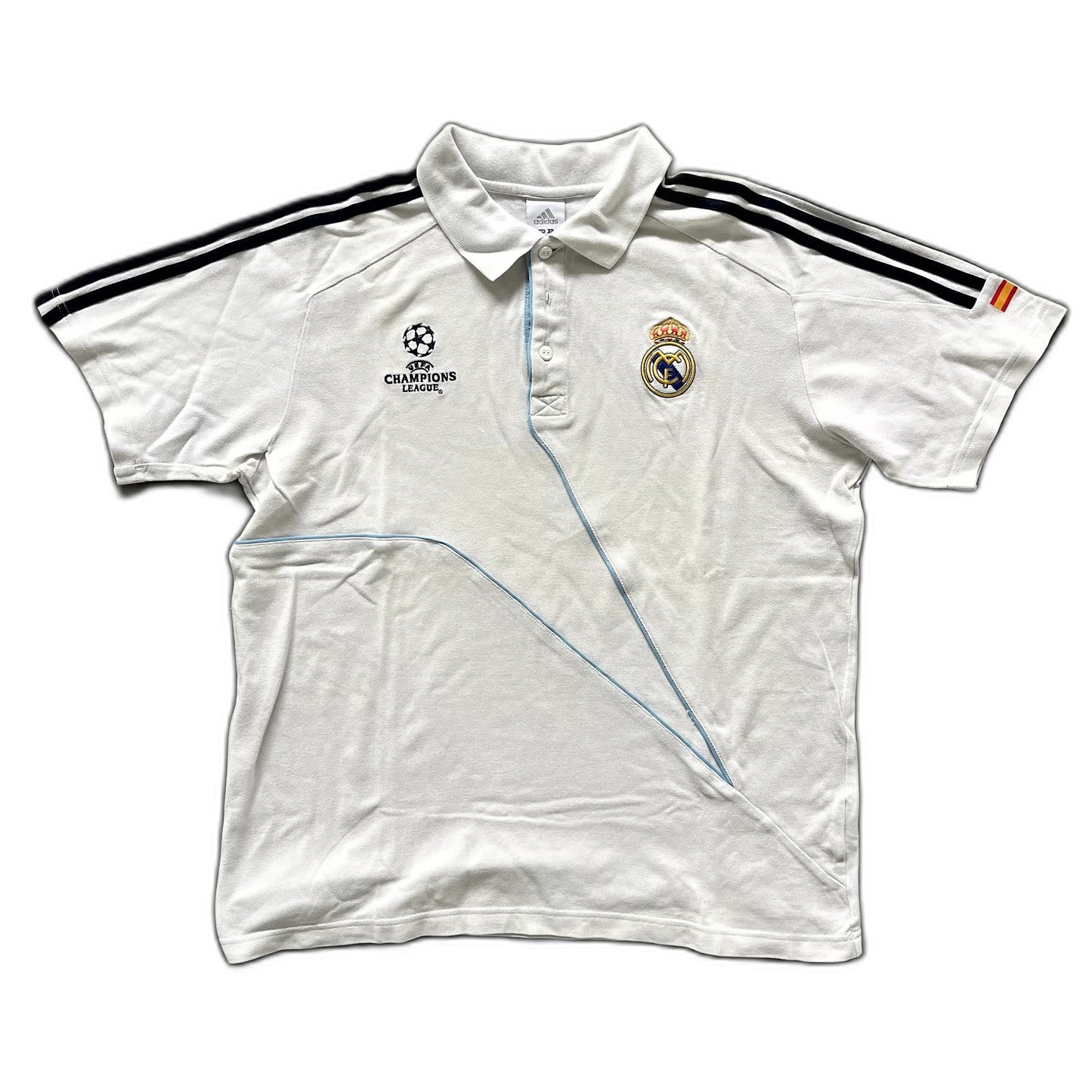 Adidas x Real Madrid CL Vintage Poloshirt 2010/11 | L