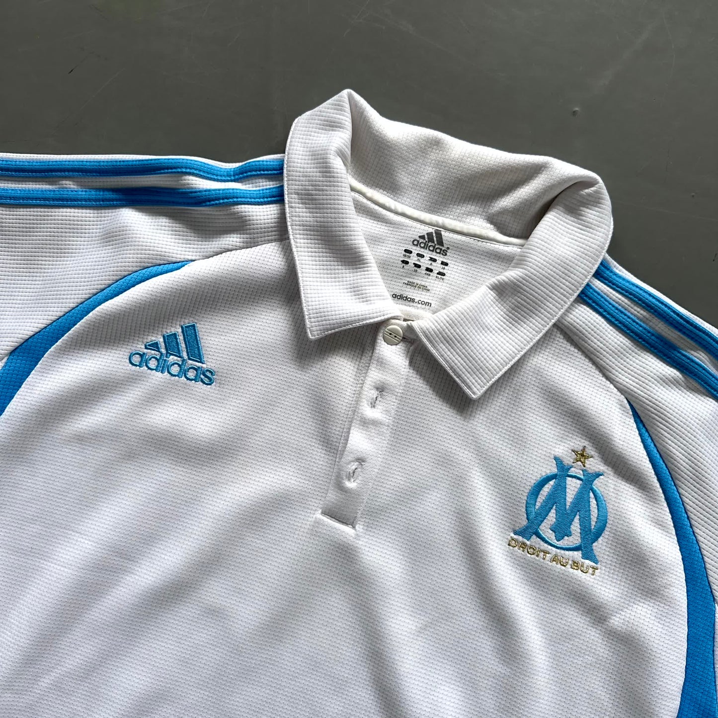 Adidas x Olympique Marseille Vintage *Premium* Poloshirt 2005/06 | XL