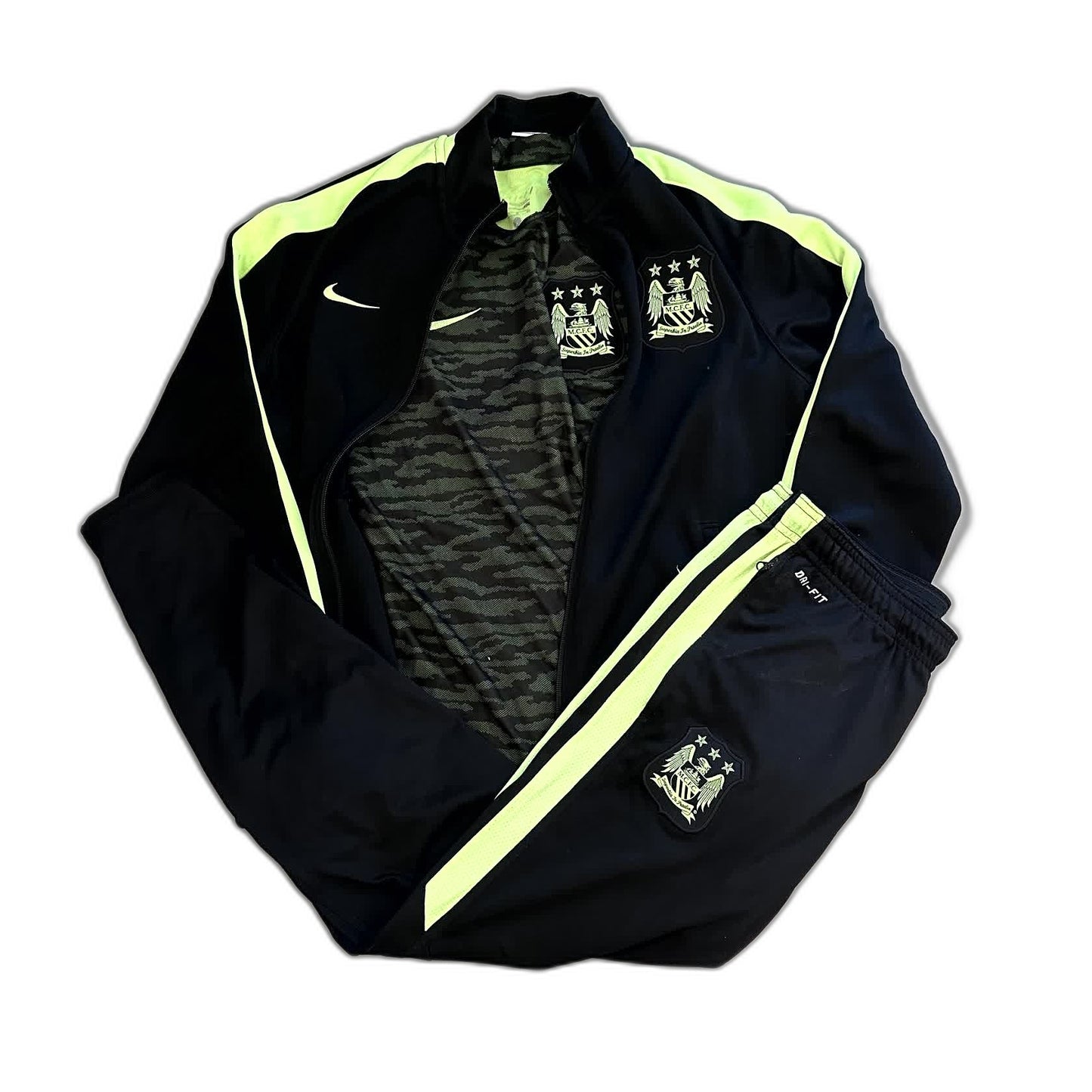 Nike x Manchester City Vintage Tracksuit + Trikot 2013/14 | M