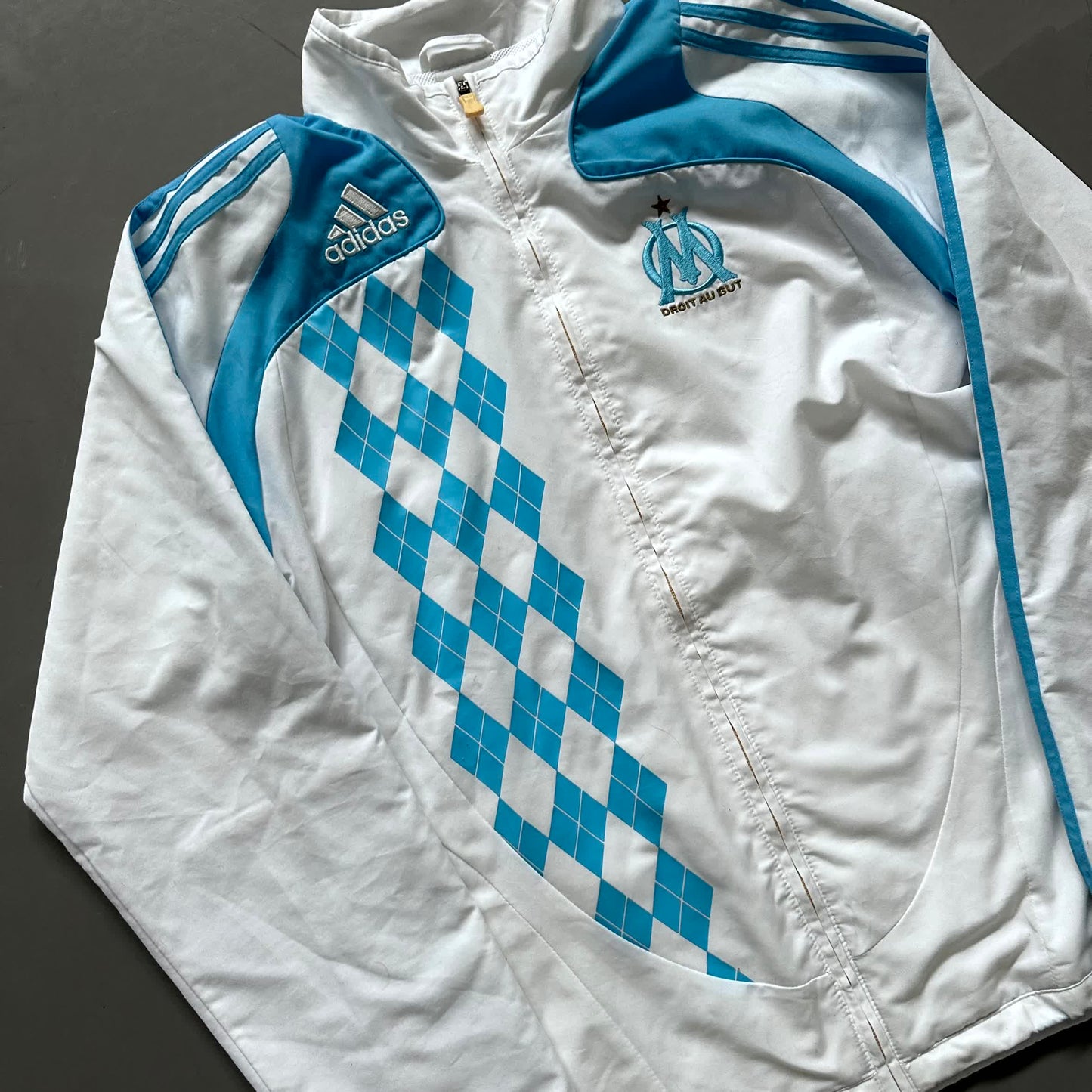 Adidas x Olympique Marseille Vintage *RARE* Tracksuit 2009/10 | M