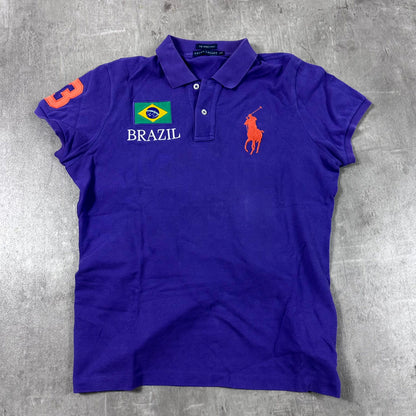 Ralph Lauren Polo T-Shirt Skinny L Brazil